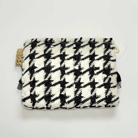 ポーチミニ　・　England  monotone  tweed 　23