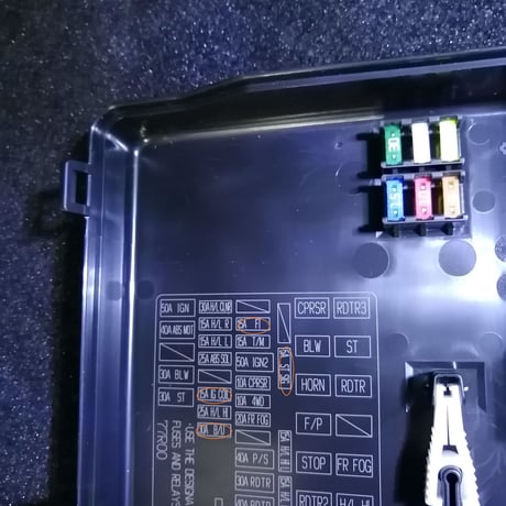 ジムニー＆シエラ専用オススメICE FUSEセット7個　JB64W,JB74W