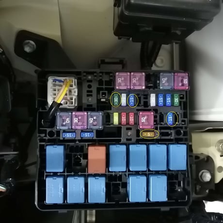 ジムニー＆シエラ専用オススメICE FUSEセット7個　JB64W,JB74W
