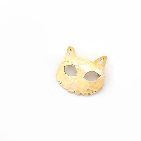 キャットマスクブローチ