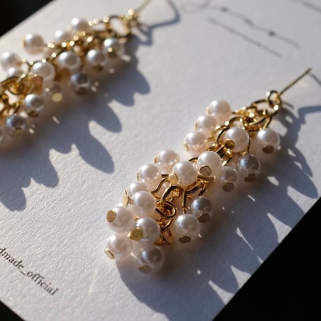 贅沢小粒 pearl pierce/earring