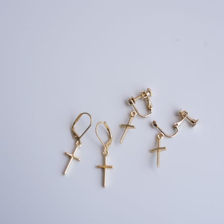cross pierce/earring