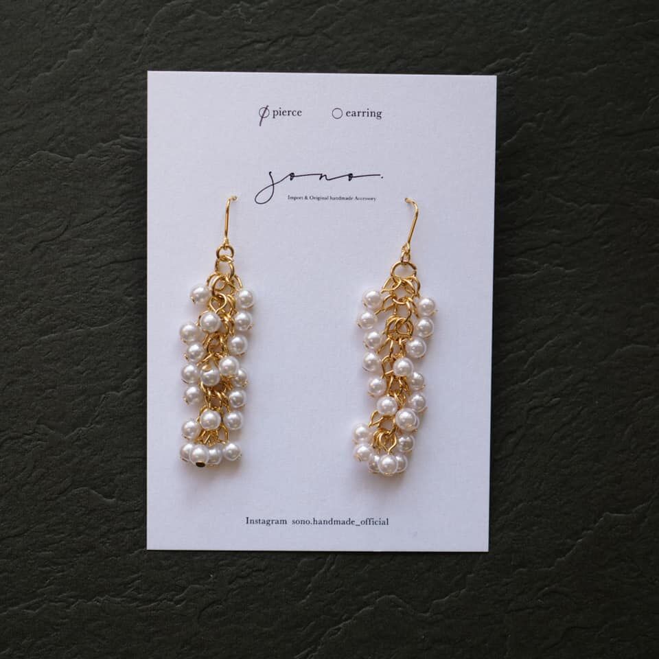 ＊＊COCO＊＊様✴︎パープルアゲート＊ピアスorイヤリング Jewel closet by L&Co. ピアス 「誕生石」K10 アコヤパール