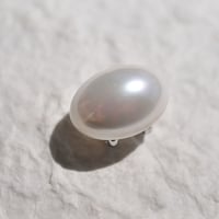 【特価】オーバルパールの帯留