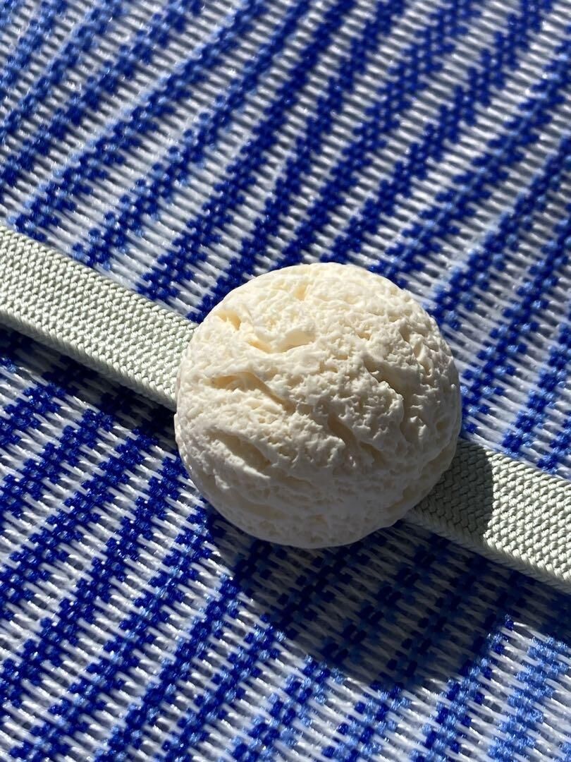 おまとめ アイスクリームの帯留（ぶどう） 800円 恥ずかしかっ
