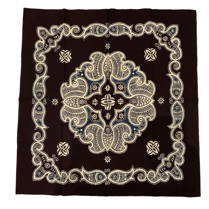 ミャオ族 ろうけつ染め 正方形 | ASIAN ACCENTS