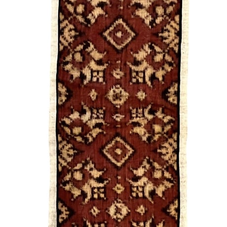 バリ島  イカット 4点のみ】イカット スンバ18(レッド) 壁掛け バリ インテリア