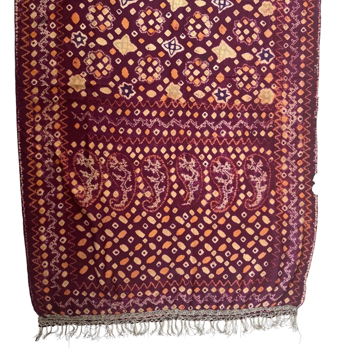 スマトラ島　パレンバン　金刺繍　乳児覆い布 スマトラ島パレンバン金刺繍乳児覆い布