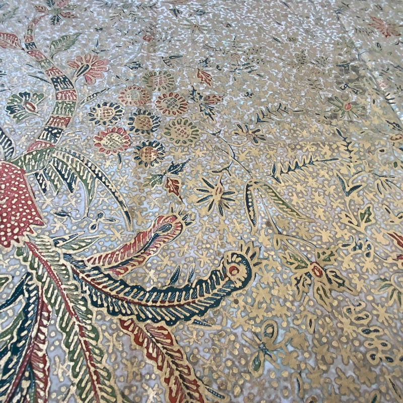 スマトラ島　パレンバン　金刺繍　乳児覆い布 スマトラ島 パレンバン 金更紗 | ASIAN ACCENTS