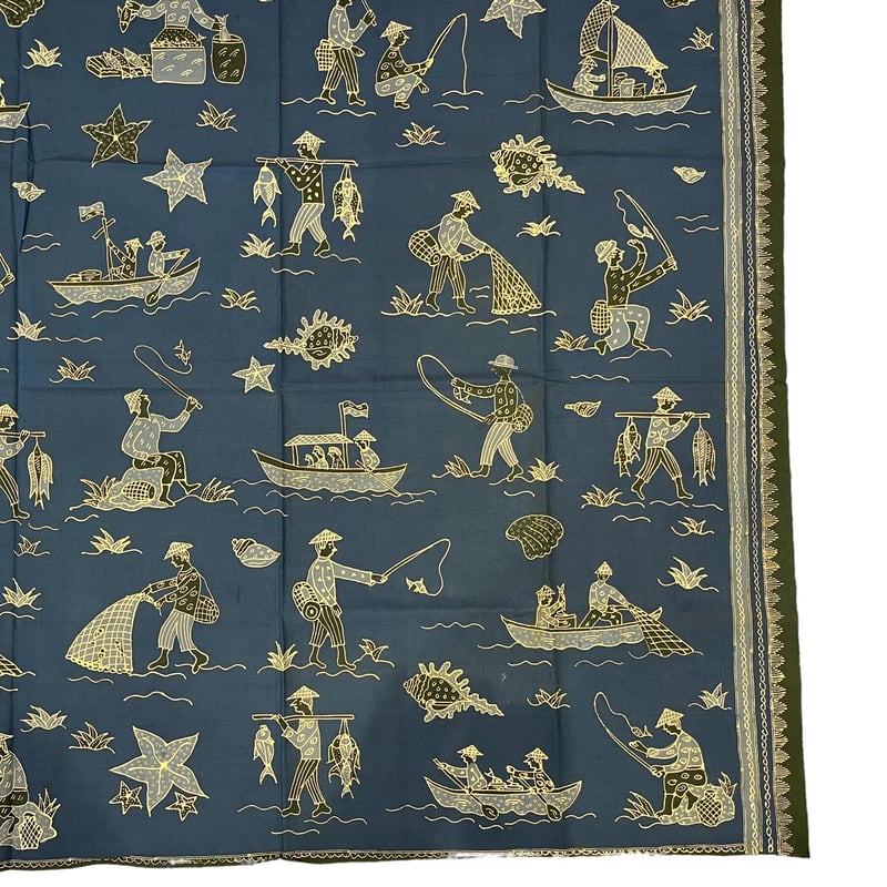 インドネシアで購入手描きバティック芸術品 インドネシア ソロ産の手描きバティック | ASIAN ACCENTS