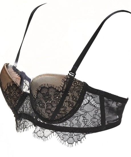 SEDUCTION  ストラップレスブラ 181-19083- BLACK