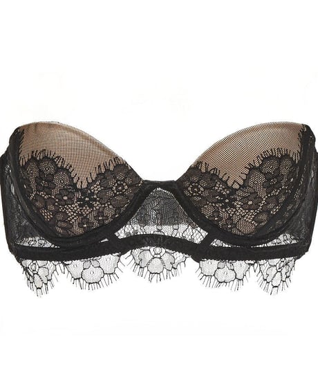 SEDUCTION  ストラップレスブラ 181-19083- BLACK