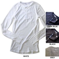 Schiesser シーサー ヘンリーネックTシャツ Karl- Heinz 160095 白