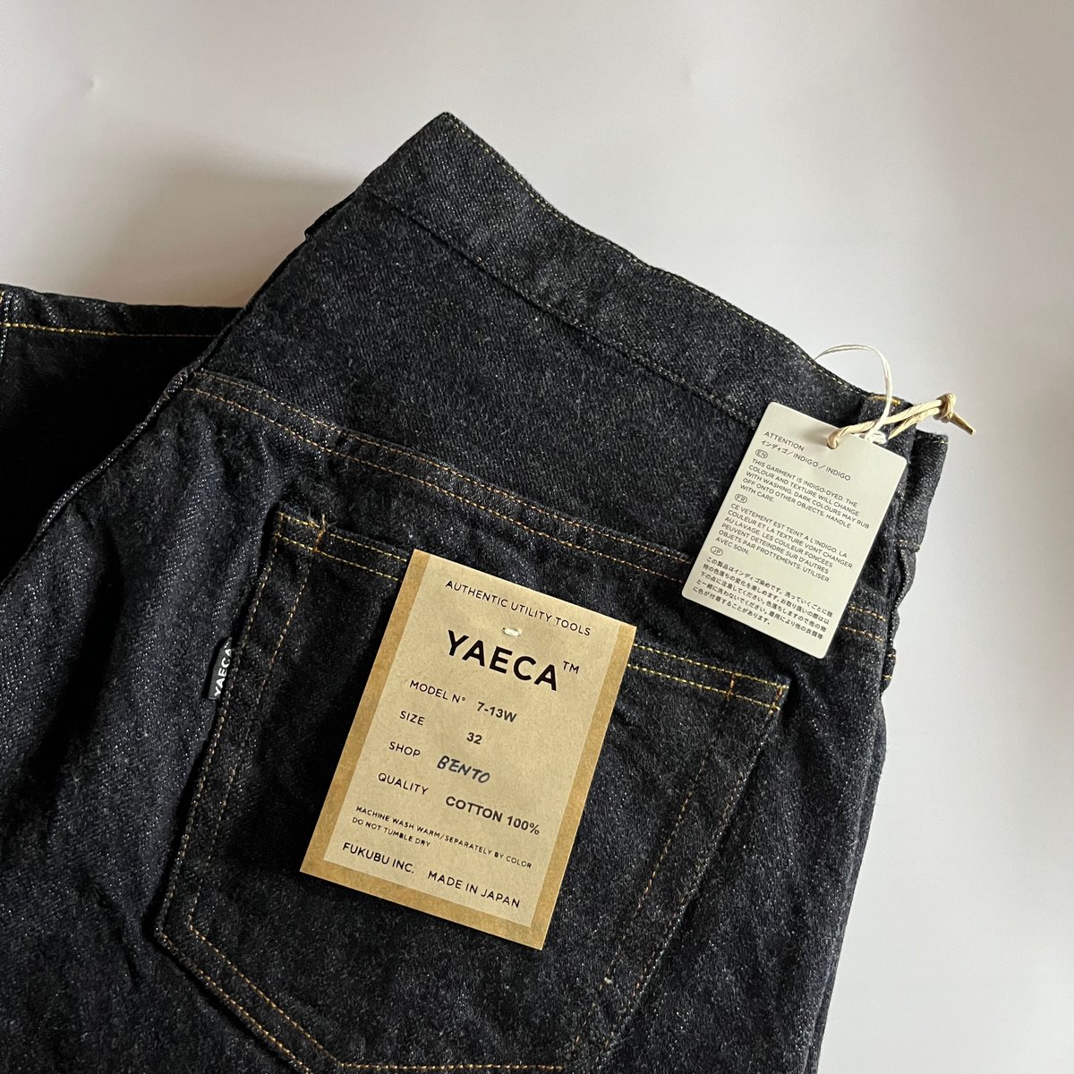 YAECA MEN TAPERED DENIM 7-13W | BENTO