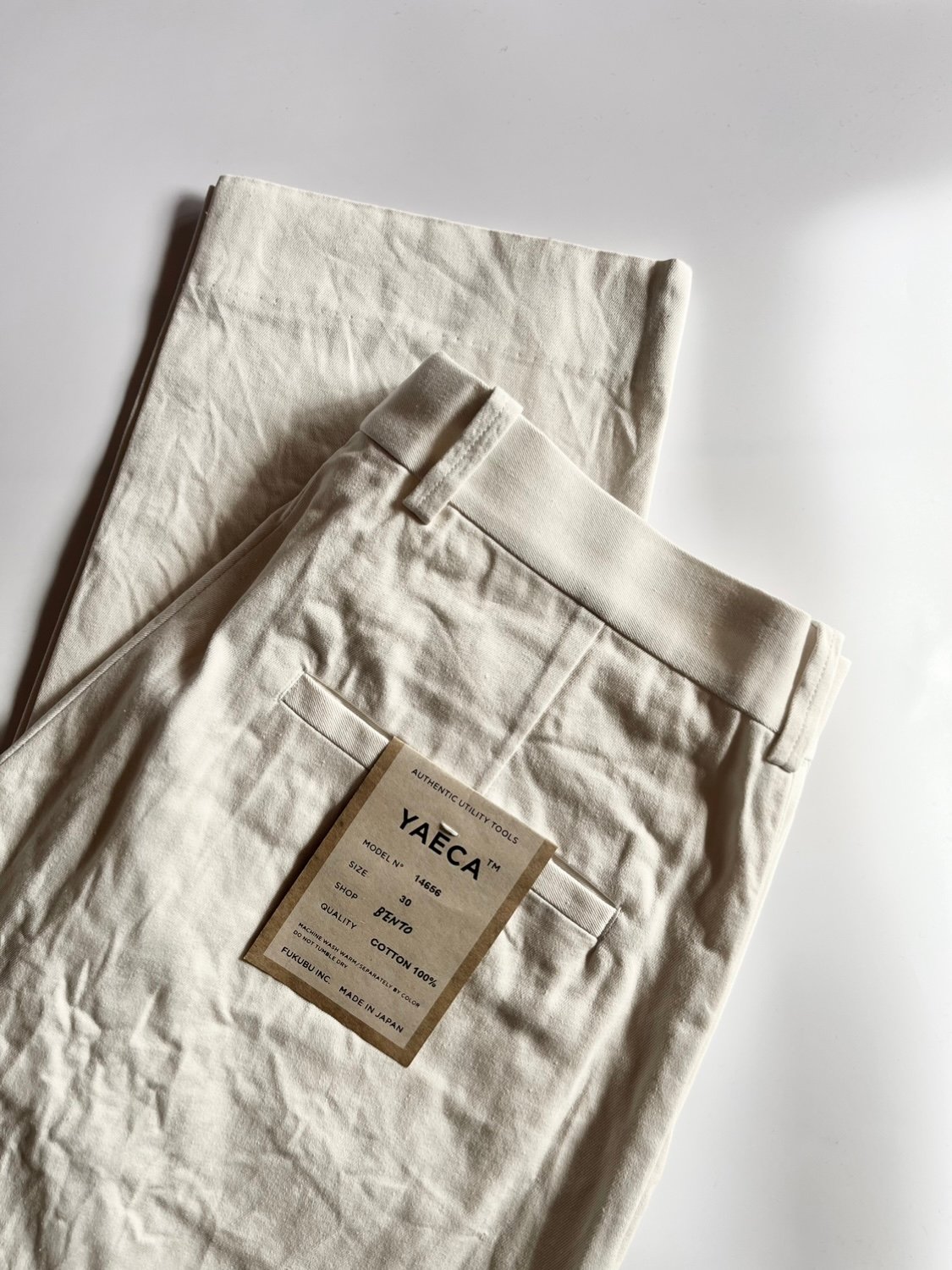 矢吹（やぶき）YANASE WOOL SLACKS サイズフリー 矢吹（やぶき）YANASE WOOL SLACKS サイズフリー