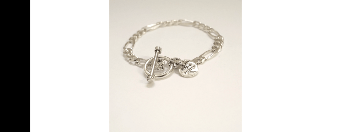 XOLO JEWELRY Claw Link Bracelet 6mm 17cm XOB012 XOLO JEWELRY Claw Link Bracelet 6mm 17cm XOB012