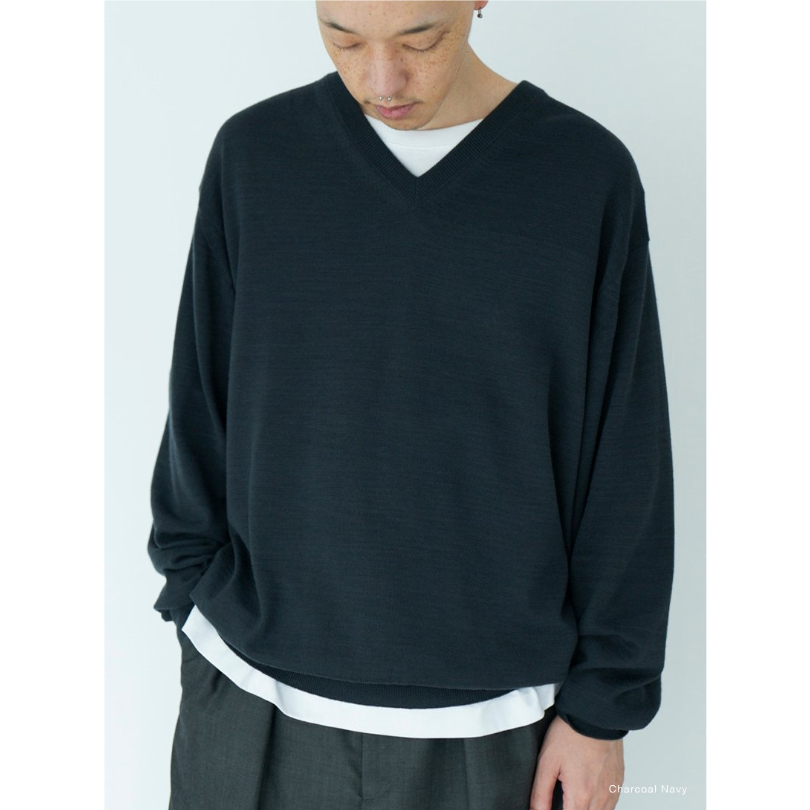 BATONER Men BABY WOOL V NECK BN-24FM-029 | BENTO