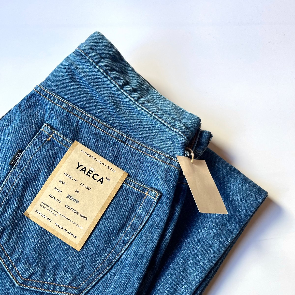 YAECA MEN WIDE STRAIGHT DENIM 13-13U | BENTO