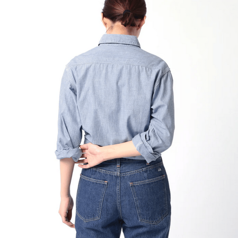 J.B. ATTIRE Riviera chambray shirt 2