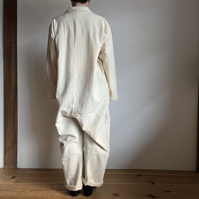 未使用】YAECA CONTEMPO V-CUT JUMP SUIT - サロペット 