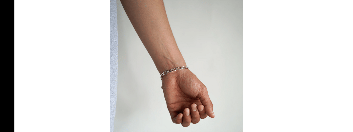 XOLO JEWELRY Claw Link Bracelet 6mm 17cm XOB012