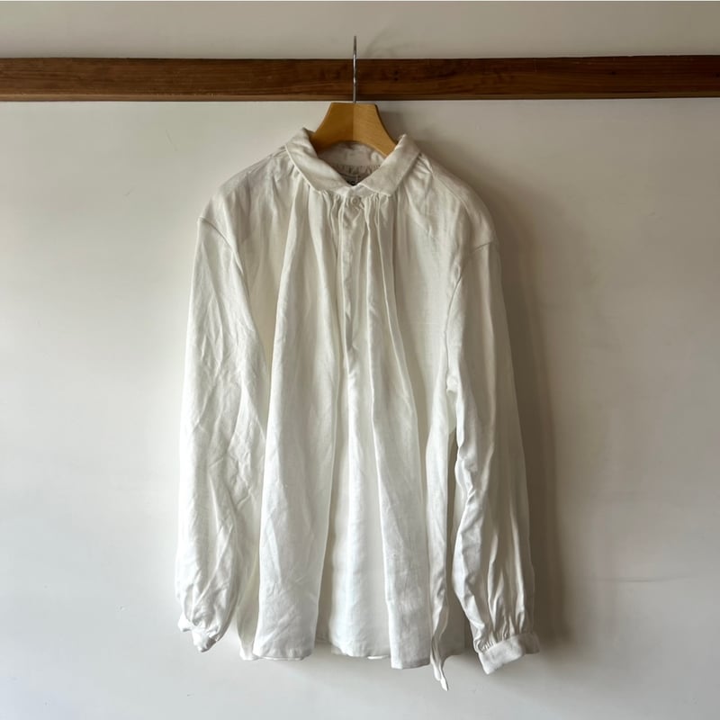 YAECA CANVAS DESIGN GATHER BLOUSE 94105 | BENTO