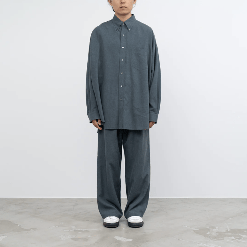 Graphpaper MEN Linen Cupro Oversized B.D. Shirt...