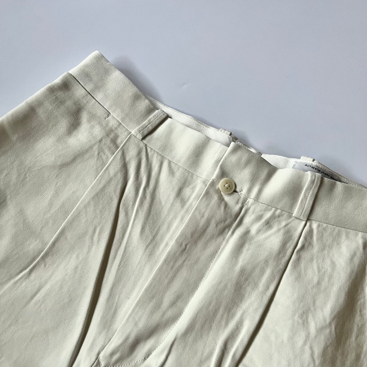 YAECA MEN CHINO CLOTH PANTS TUCK TAPERED 11656 