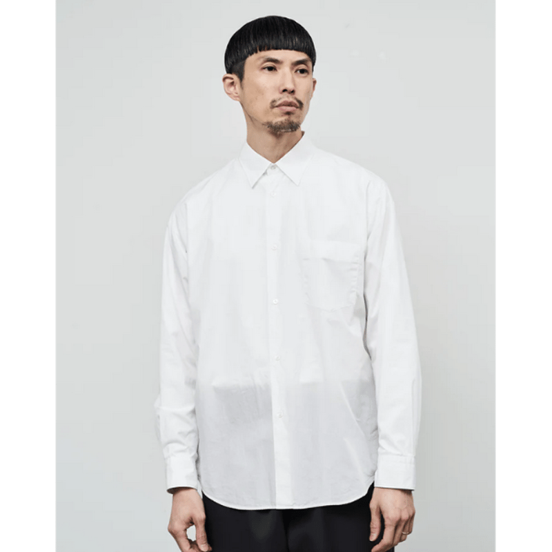 Graphpaper MEN Broad Regular Collar Shirt GM233