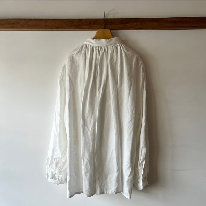YAECA CANVAS DESIGN GATHER BLOUSE 94105 | BENTO