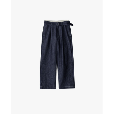 Graphpaper　Selvage Denim Belted Pants　GU251-40192RB
