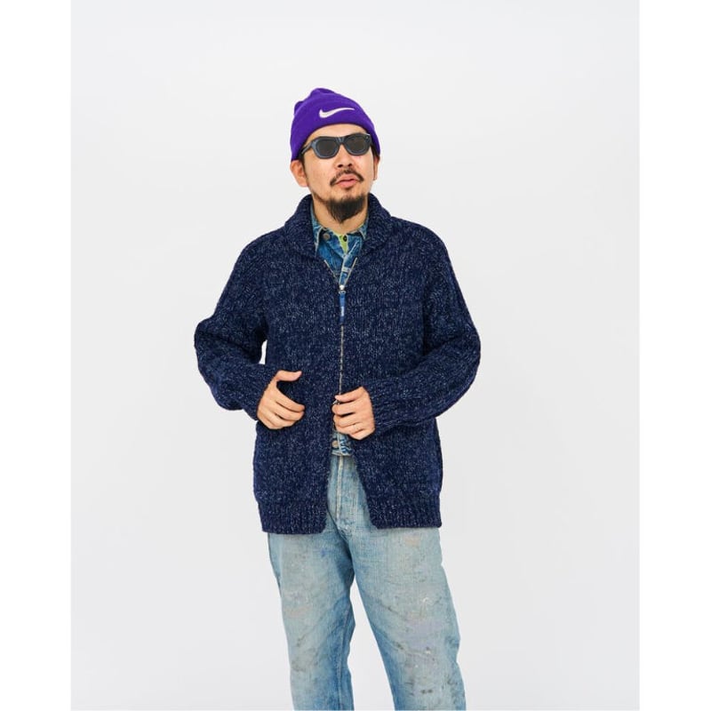 TapWater Shetland Wool Cowichan Zip Cardigan |  