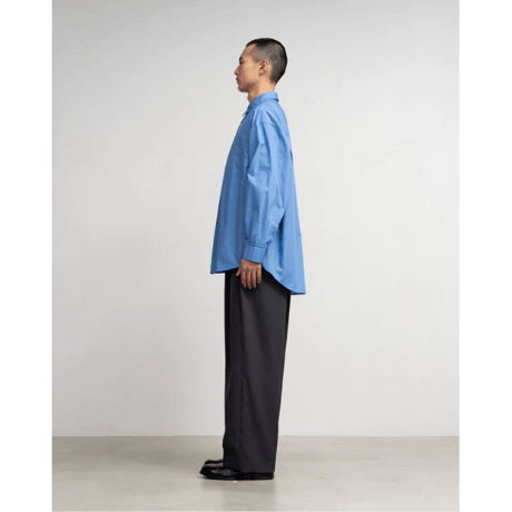 Graphpaper MEN　Broad L/S Oversized Regular Collar Shirt　GM251-50001B
