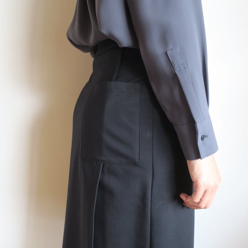 Graphpaper WOMEN Compact Ponte Wrap Skirt 3colo 