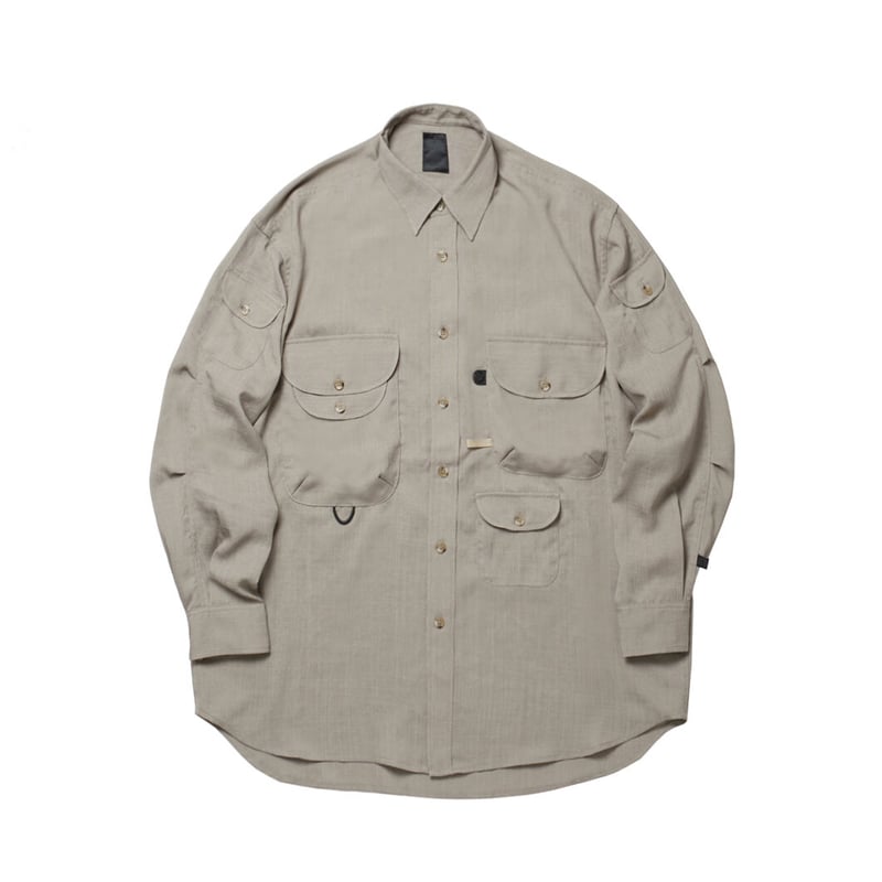 DSQUARED2 Safari shirt いやらしく ワッペン シャツ サファリ 42 DSQUARED2 Safari shirt いやらしく ワッペン シャツ サファリ 42