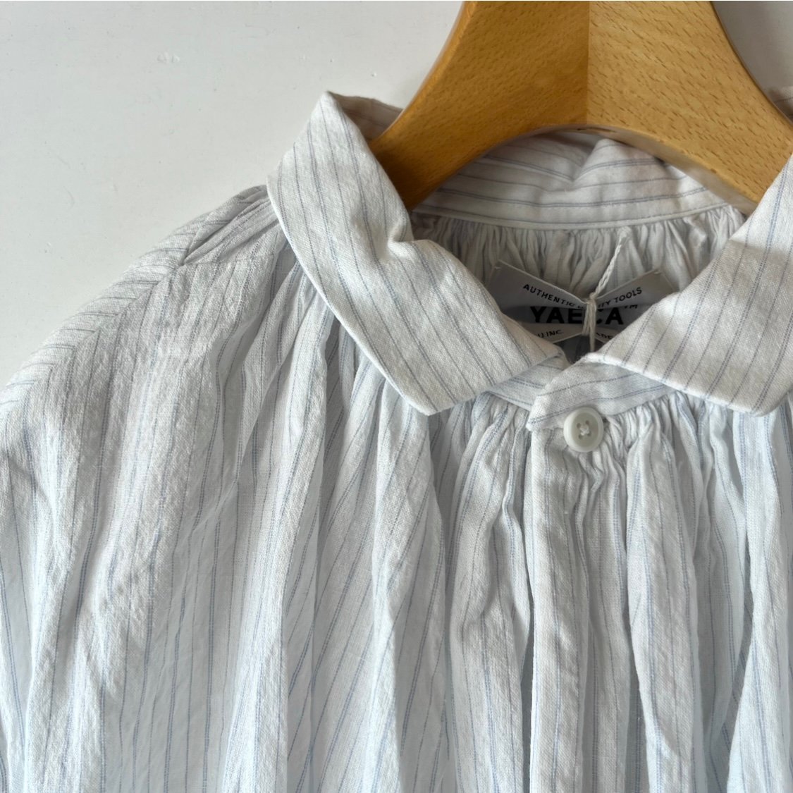 YAECA CANVAS DESIGN GATHER BLOUSE 94106 | BENTO