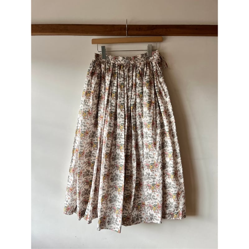 YAECA CANVAS DESIGN GATHER SKIRT 94658 | BENTO