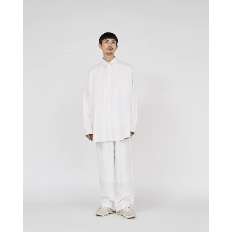 Graphpaper MEN Linen Cupro Oversized B.D. Shirt...