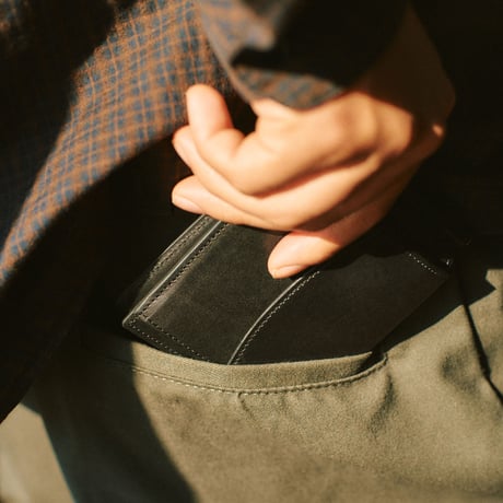 Bill clip wallet / Black