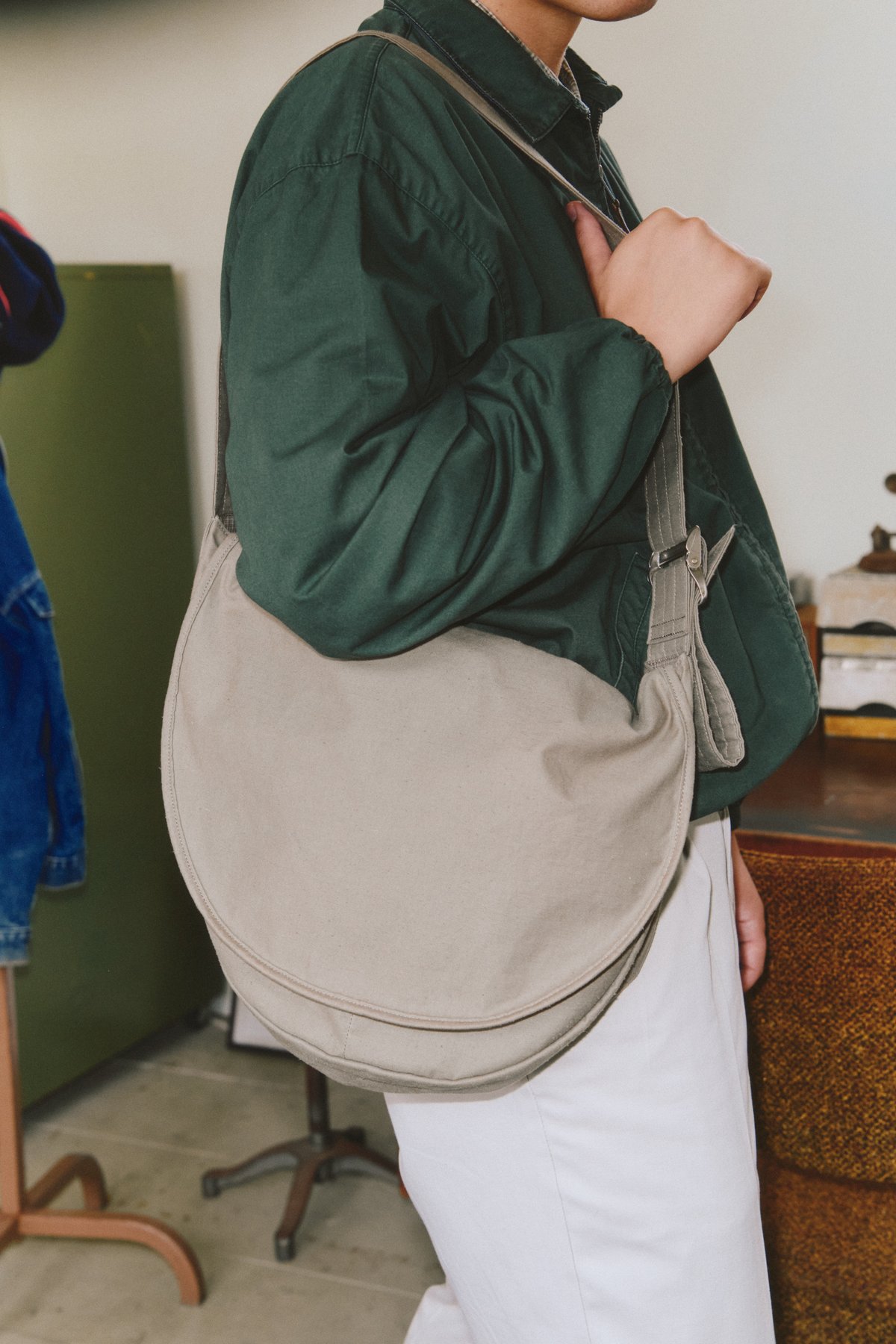 Usual shoulder bag / Charcoal | WARENFAUS