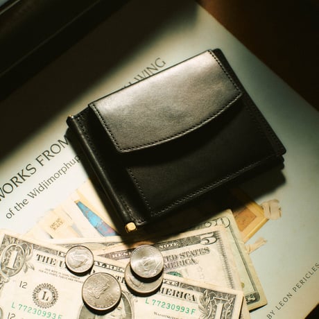 Bill clip wallet / Black