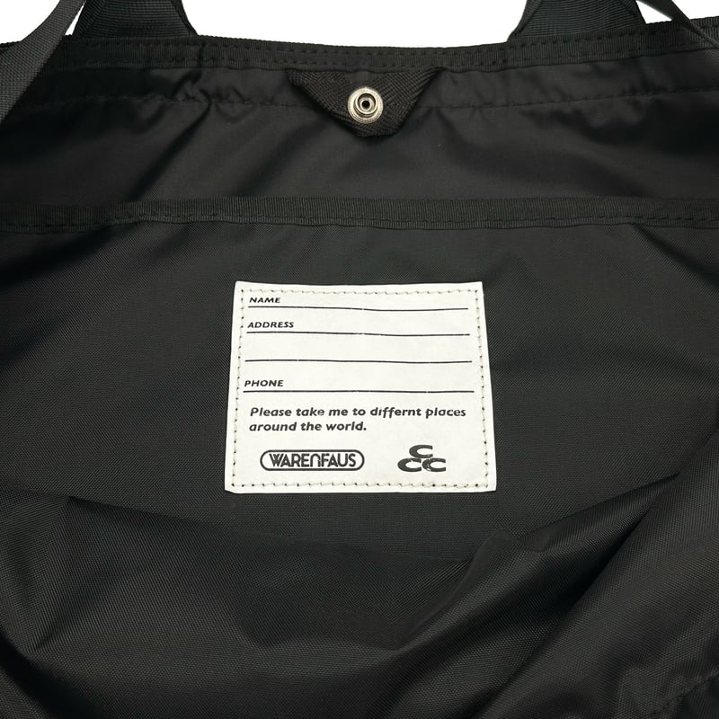 WARENFAUS x CTC STORE ROAMING BAG / BLACK | WA 