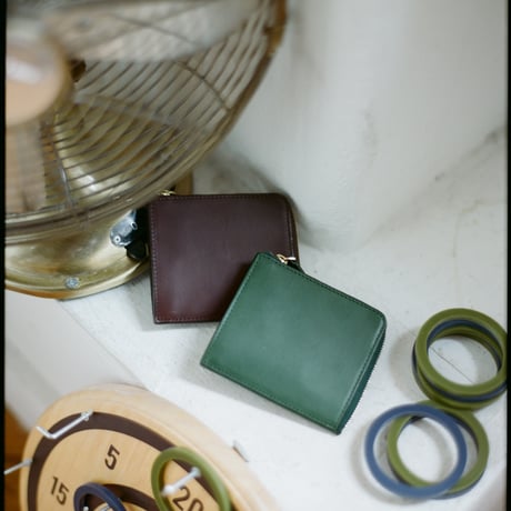 Bill Lzip slim wallet / Green