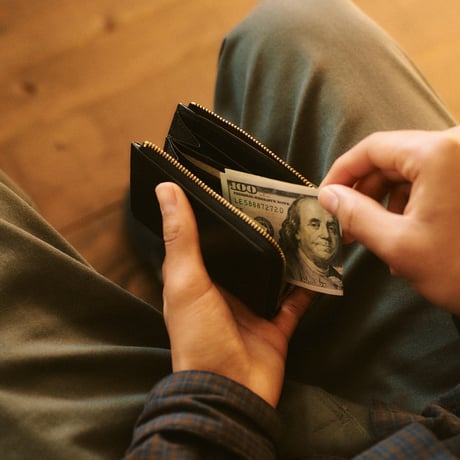 Bill Lzip wallet / Black