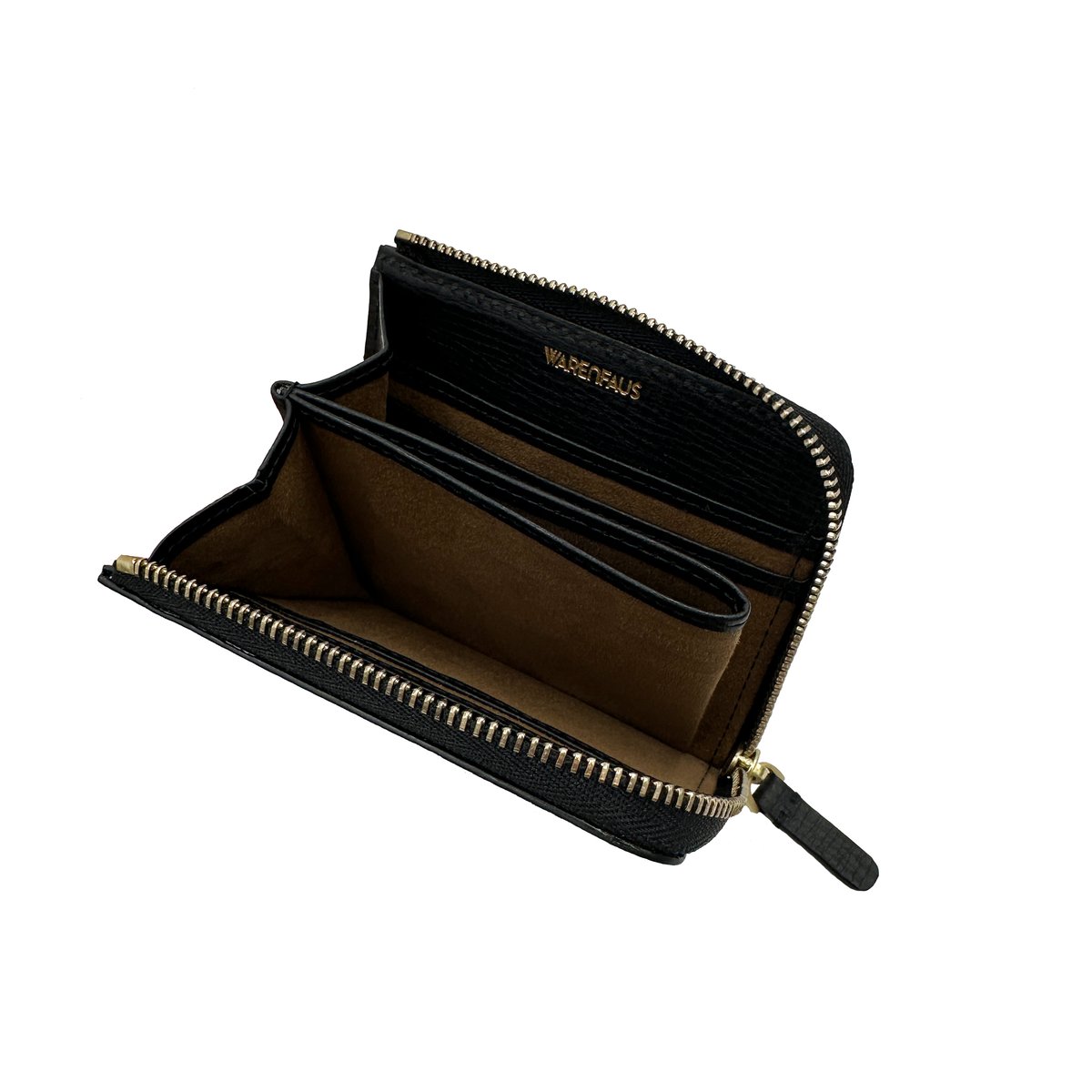 Bill Lzip slim wallet / Emboss black | WARENFAUS