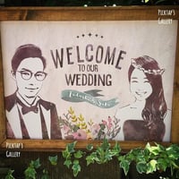 ■picktap's gallery■ナチュラルブーケ　A3サイズ<額無し>