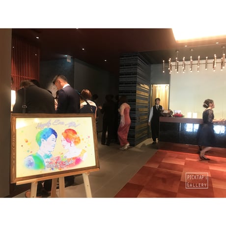 ■picktap's gallery■ウェルカムボード/A2サイズ/水彩調
