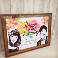 ■picktap's gallery■ウェルカムボード/A3サイズ/ヴィンテージ調