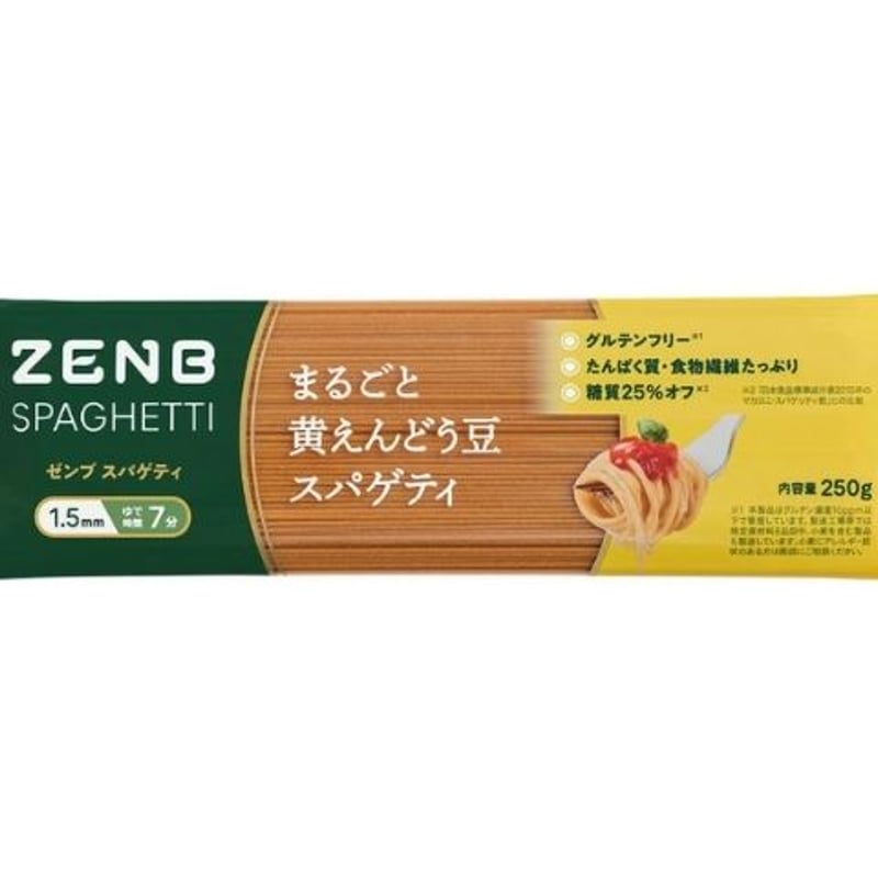 ZENBヌードル スパゲッティ 中麺 250g | 変えてみよう！