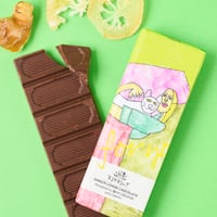 Artisan フェアトレード有機ジンジャーレモンチョコレート（ざっしゅのネコねてる） 40g　【オーガニックチョコレート】【添加物不使用】【冬季限定】